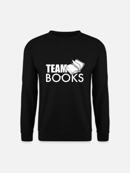 Team Bücher - Unisex Pullover - Schwarz