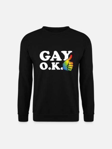 Schwul Ok - Unisex Pullover - Schwarz