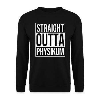 Physikum T Shirt - Unisex Pullover - Schwarz - Vorne - Alina (178cm) & Michal (187cm)