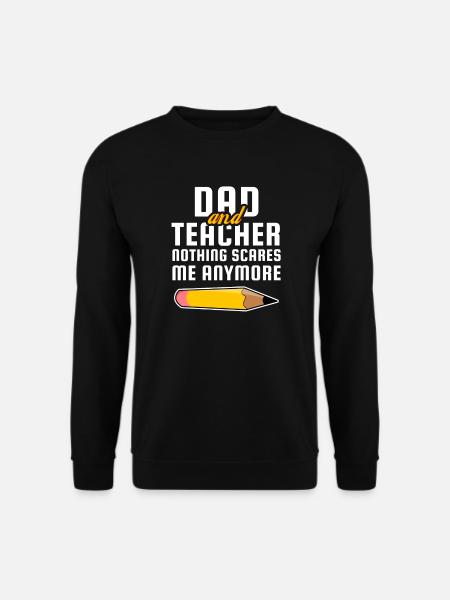 Lehrer und Vater - Unisex Pullover - Schwarz