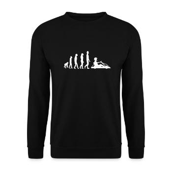 Go Kart Evolution - Unisex Sweatshirt - black - Front - Alina (178cm) & Michal (187cm)