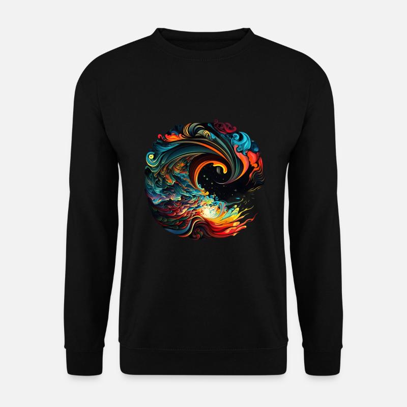 Spiritualität spirituell Bewusstsein Geschenk - Unisex Pullover - Schwarz