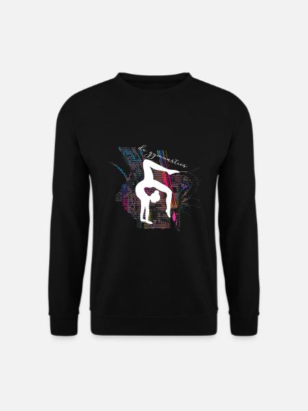 Die Turnerin Silhouette Geschenkidee für Mädchen - Unisex Pullover - Schwarz