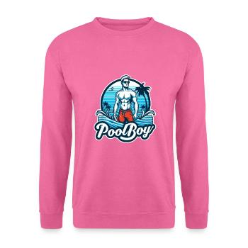 Poolboy , Bademeister , Rettungsschwimmer , Swimmi - Unisex Pullover - Pink - Vorne