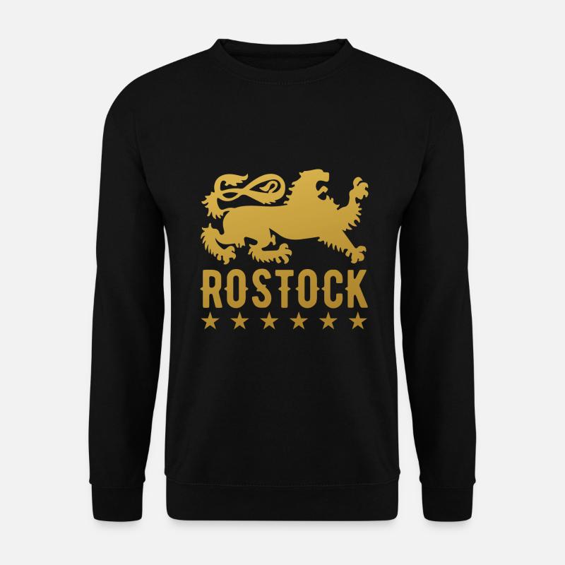 Rostock Greif Wappen Rostocker Geschenk - Unisex Pullover - Schwarz