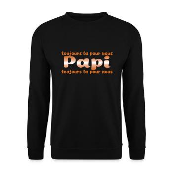 GRANDPA DAD GRANDPA HUMOR GRANDPA JOKE 11 - Unisex Sweatshirt - black - Front - Alina (178cm) & Michal (187cm)