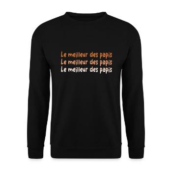 GRANDPA DAD GRANDPA HUMOR GRANDPA JOKE 12 - Unisex Sweatshirt - black - Front - Alina (178cm) & Michal (187cm)