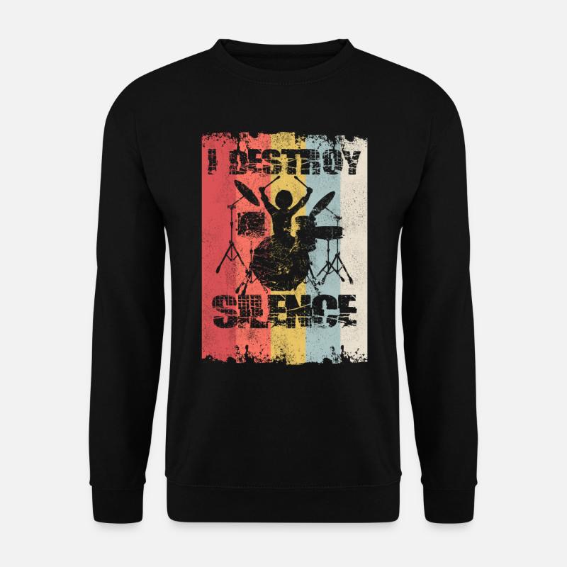 I Destroy Silence - Unisex Pullover - Schwarz