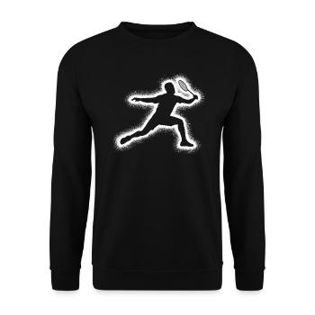 Badminton Badminton Players Kids Boys Badminton - Unisex Sweatshirt - black - Front - Alina (178cm) & Michal (187cm)