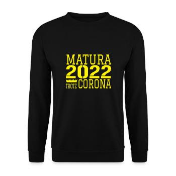 Matura 2022 - Unisex Pullover - Schwarz - Vorne - Alina (178cm) & Michal (187cm)