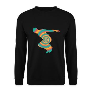 Parkour - Unisex Pullover - Schwarz - Vorne - Alina (178cm) & Michal (187cm)