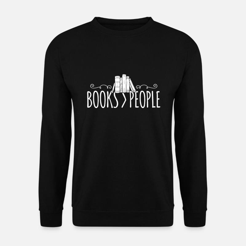 Books bigger than humans - Unisex Sweatshirt - black
