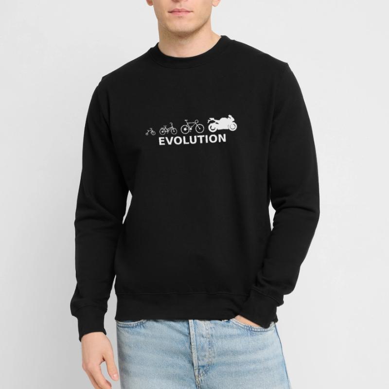 Motorcycle motorcycle machine evolution Unisex Sweatshirt