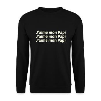GRANDPA DAD GRANDPA HUMOR GRANDPA JOKE - Unisex Sweatshirt - black - Front - Alina (178cm) & Michal (187cm)