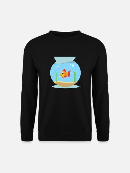 Poisson d'eau poisson rouge - Sweat-shirt Unisexe - noir