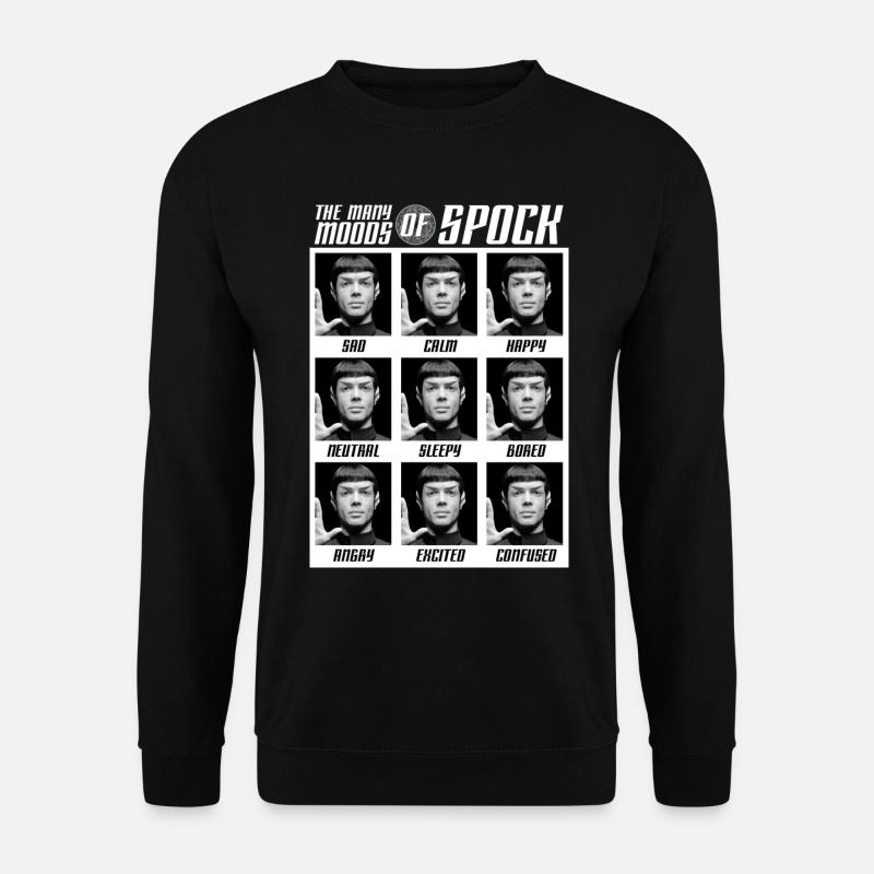 Star Trek Découverte des Humeurs de Spock - Sweat-shirt Unisexe - noir