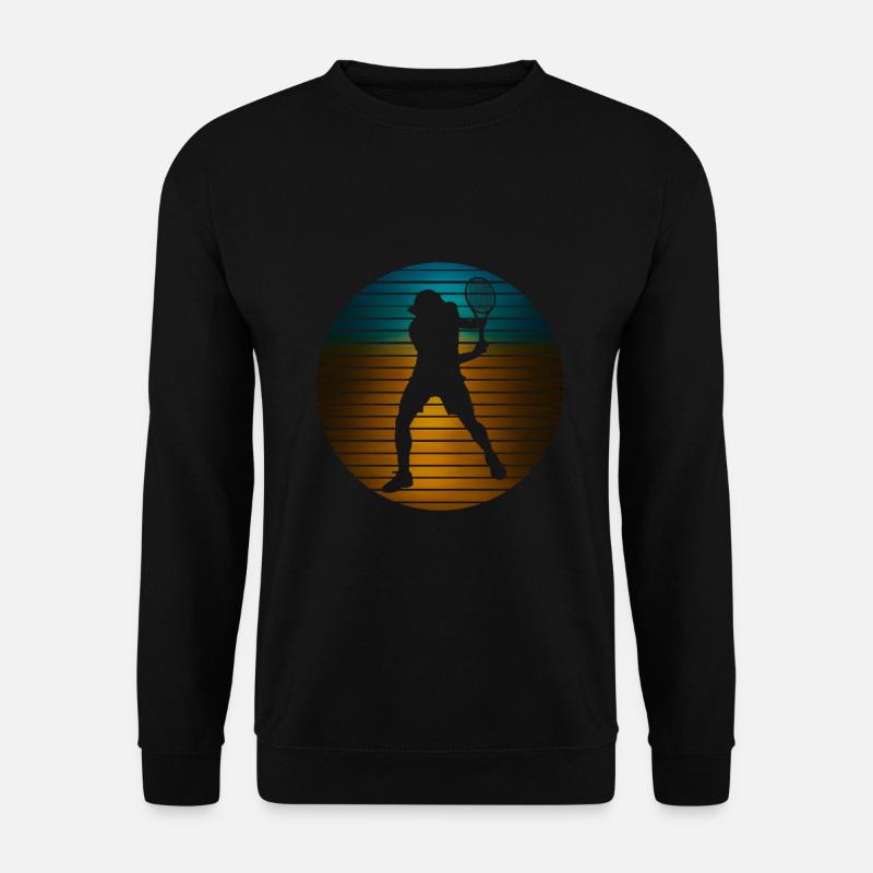 tennisspieler - Unisex Pullover - Schwarz