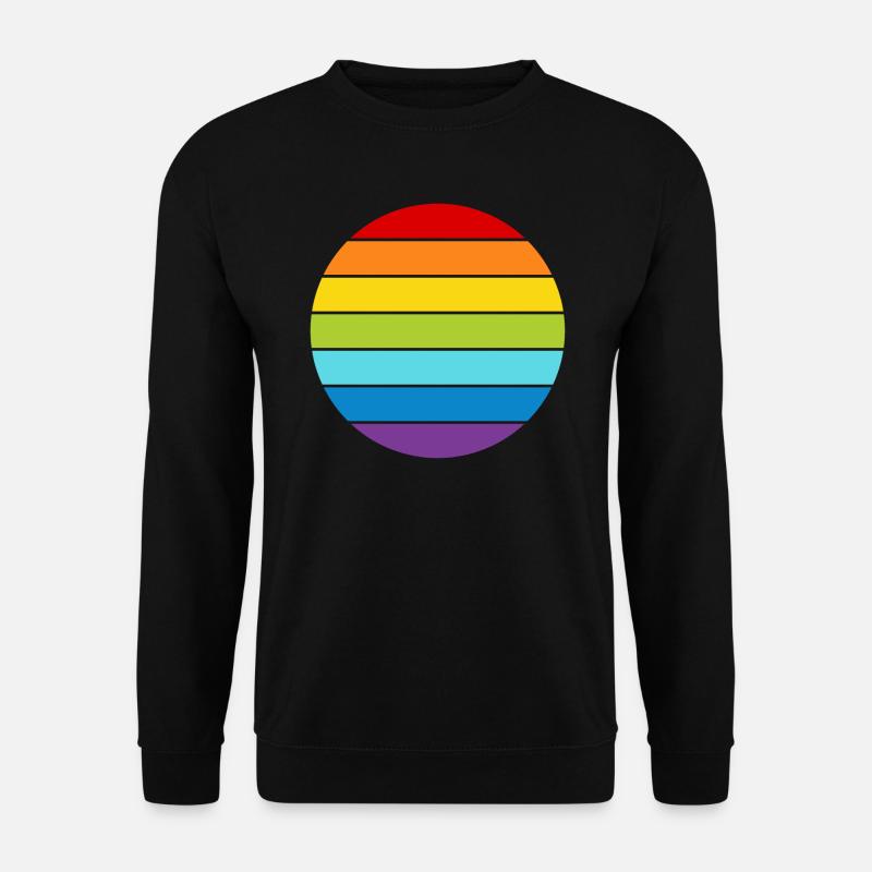 Rainbow Circle - Unisex Sweatshirt - black