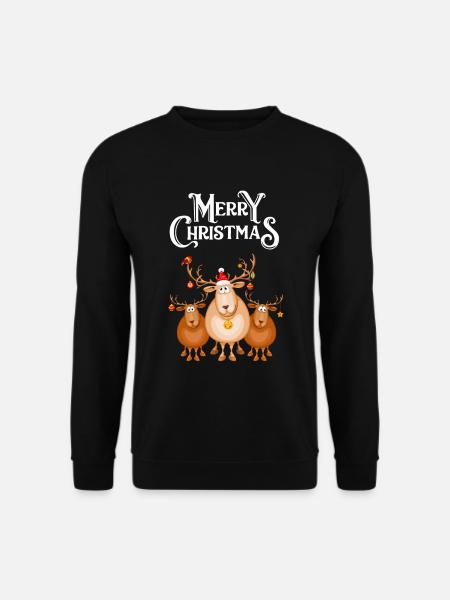 Merry Christmas - Unisex Pullover - Schwarz