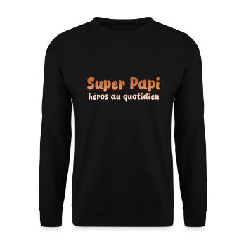 GRANDPA DAD GRANDPA HUMOR GRANDPA JOKE 19 - Unisex Sweatshirt - black - Front - Alina (178cm) & Michal (187cm)
