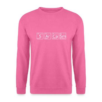 Sarkasmus Periodensystem Humor - Unisex Pullover - Pink - Vorne