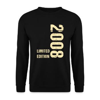 Cadeau anniversaire fille garçon 14 ans - Sweat-shirt Unisexe - noir - Devant - Alina (178cm) & Michal (187cm)