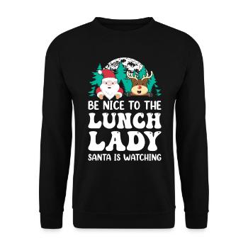 Cadeaux de Noël Noël - Sweat-shirt Unisexe - noir - Devant - Alina (178cm) & Michal (187cm)