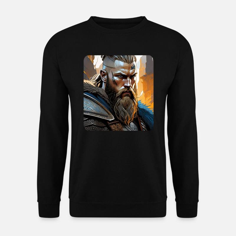 Stolzer Wikinger Krieger Germane - Unisex Pullover - Schwarz