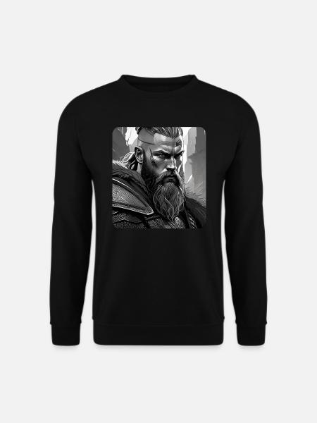 Stolzer Wikinger Krieger Germanen - Unisex Pullover - Schwarz