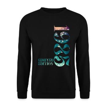 1985 Edition Limitée 1985 Vintage Anniversaire - Sweat-shirt Unisexe - noir - Devant - Alina (178cm) & Michal (187cm)