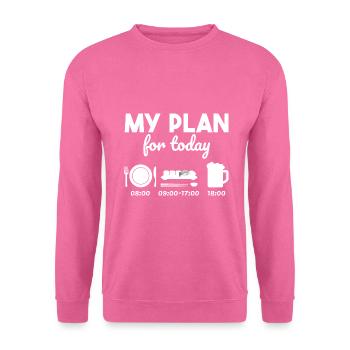 Sushi Japan Essen Geschenkidee - Unisex Pullover - Pink - Vorne