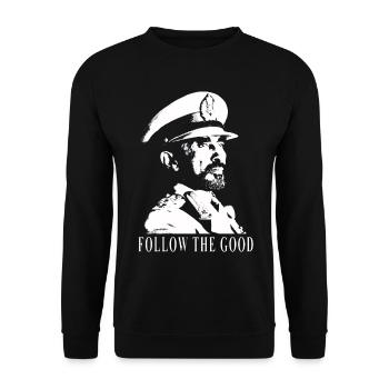Rastafarian - Suivez les bonnes - Sweat-shirt Unisexe - noir - Devant - Alina (178cm) & Michal (187cm)