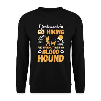 Randonnée et trekking avec Bloodhound - Sweat-shirt Unisexe - noir - Devant - Alina (178cm) & Michal (187cm)