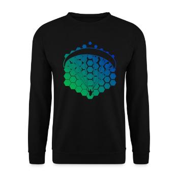 Paragleiter Paragliding Gleitschirm Gleitschirmfli - Unisex Sweatshirt - black - Front - Alina (178cm) & Michal (187cm)