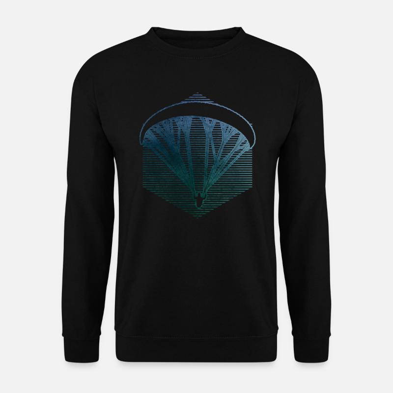 Paragleiter Paragleiten Paragliding Gleitschirm - Unisex Sweatshirt - black