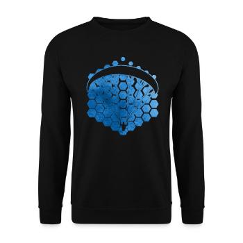 Paragliding Men's Paragliding Women - Unisex Sweatshirt - black - Front - Alina (178cm) & Michal (187cm)
