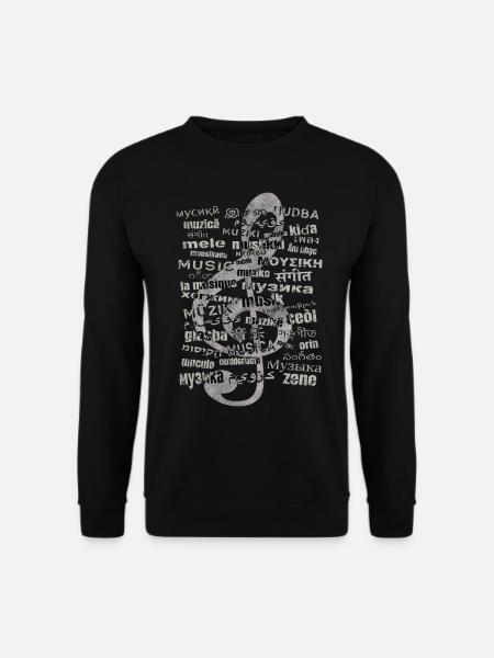 Welt Musik Tag - Unisex Pullover - Schwarz