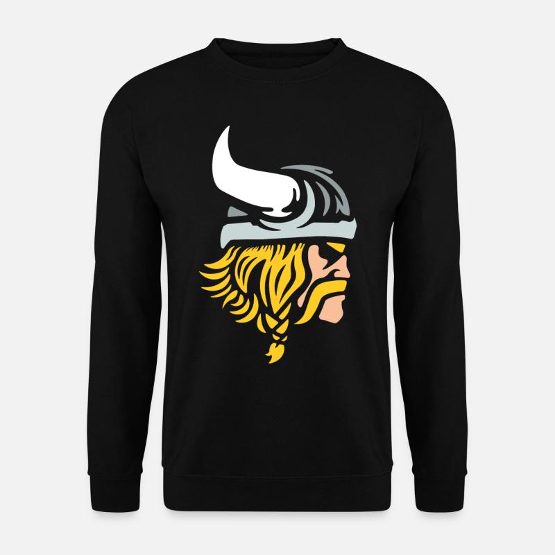 Wikinger Krieger - Unisex Pullover - Schwarz