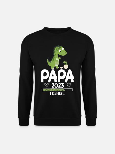 Papa 2023 Loading - Unisex Sweatshirt - black