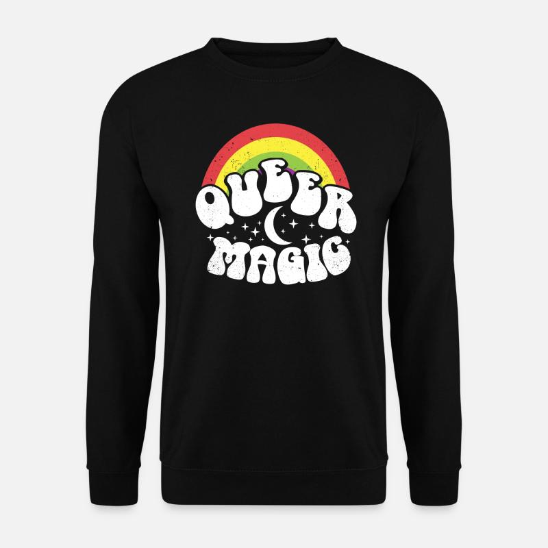 Queer Magic Graphic - Unisex Sweatshirt - black