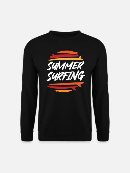 Summer Surfing - Unisex Sweatshirt - black