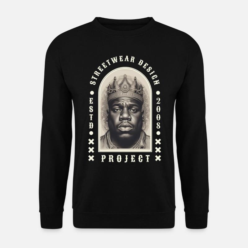 STREETWEAR DESIGN PROJECT 1 - Unisex Sweatshirt - black