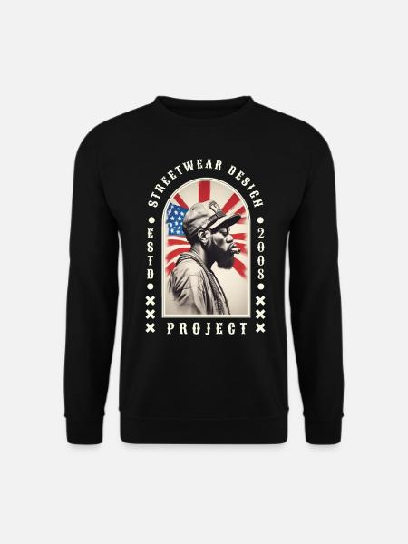 STREETWEAR DESIGN PROJECT USA - Unisex Sweatshirt - black