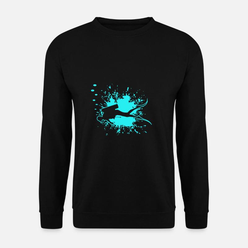 Tauchen, Taucher, Scuba Diver, Diving - Unisex Pullover - Schwarz