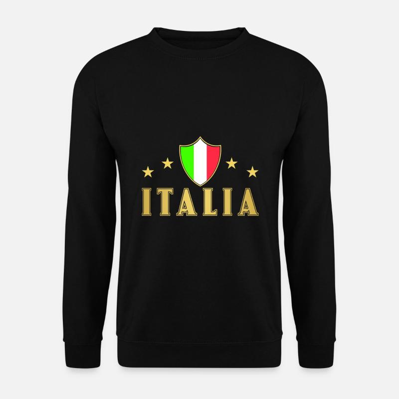 Italia Italien - Unisex Pullover - Schwarz