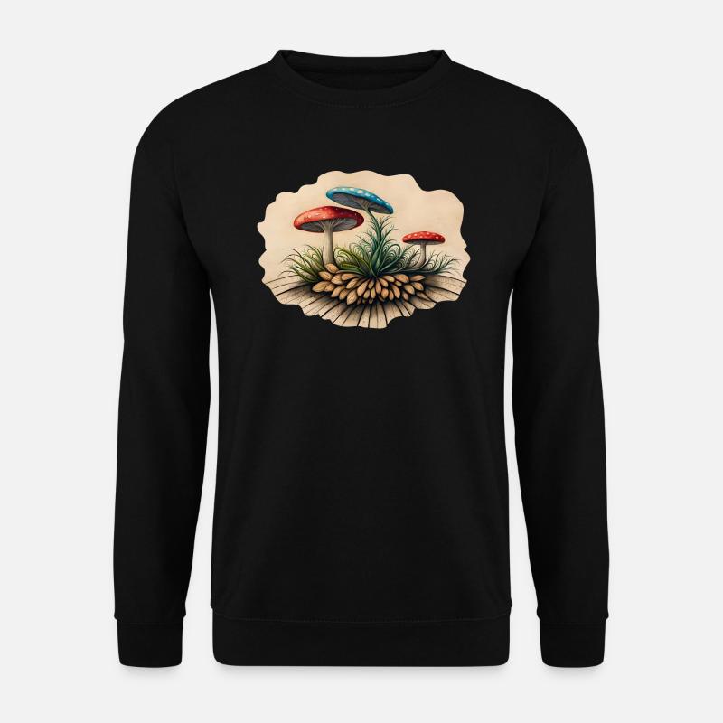 Fungi - Unisex Sweatshirt - black