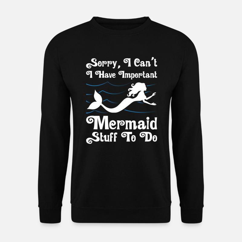 Stuff To Do Mermaid - Unisex Sweatshirt - black