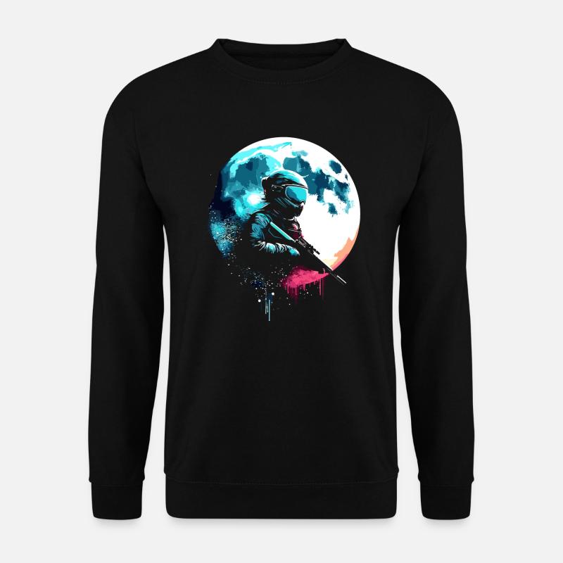 Paintball Moonlight Sniper - Unisex Sweatshirt - black