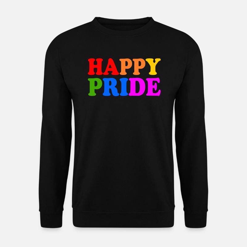 Happy pride - Unisex Pullover - Schwarz