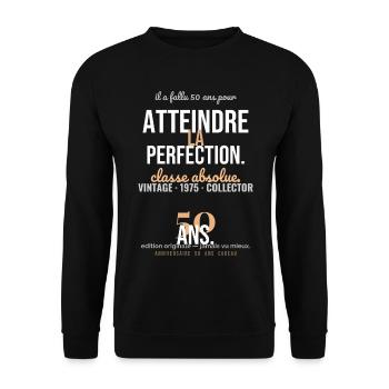 La Classe Absolue 50 - Sweat-shirt Unisexe - noir - Devant - Alina (178cm) & Michal (187cm)